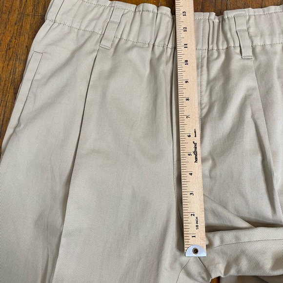 BRUNELLO CUCINELLI Cropped Pleated Cotton Blend Twill Tapered Pants Women’s 12 - Picture 14 of 15